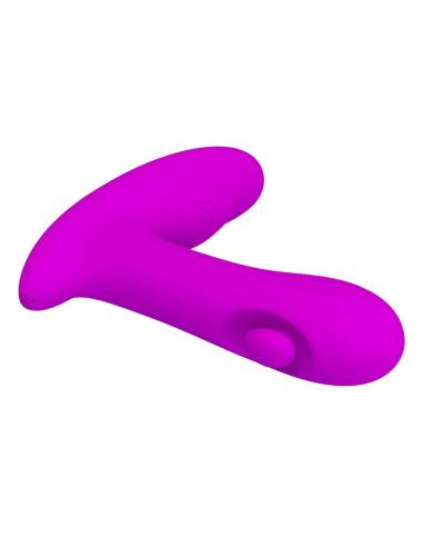 Pretty love - bauer masajeador de próstata 12 modos recargable morado
