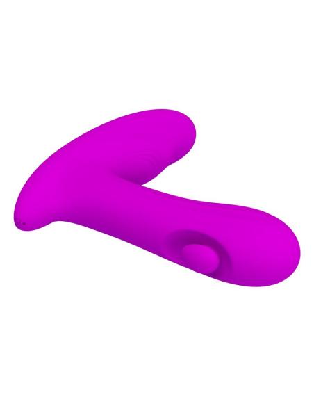 Pretty love - bauer masajeador de próstata 12 modos recargable morado