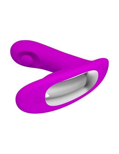 Pretty love - bauer masajeador de próstata 12 modos recargable morado