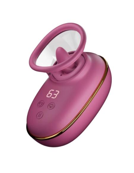 She.e.o - bomba automática estimuladora de clítoris con efecto licking morada