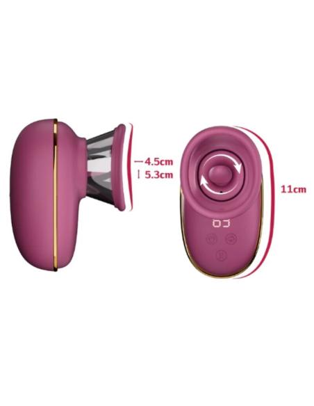 She.e.o - bomba automática estimuladora de clítoris con efecto licking morada