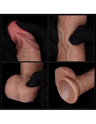 Dildo Dual Layer Silicona 7.5