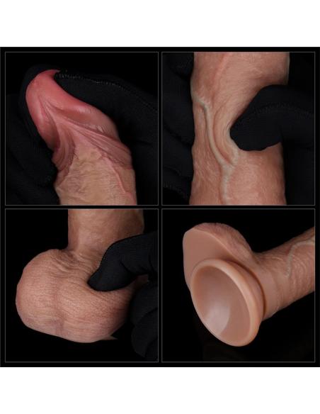 Dildo Dual Layer Silicona 7.5