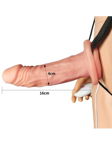 Arnés Unisex Pene Hueco con Vibración