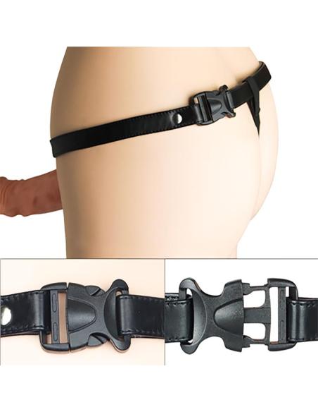 Arnés Unisex Pene Hueco con Vibración