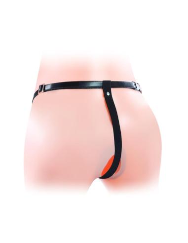 Arnés Unisex Pene Hueco con Vibración