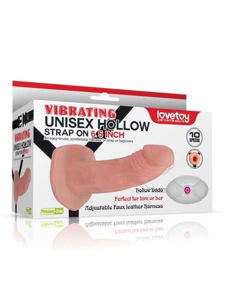 Arnés Unisex Pene Hueco con Vibración