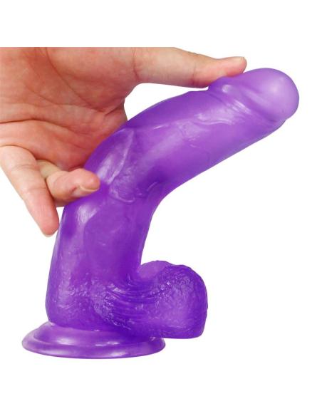 Dildo Jelly Studs 8 Púrpura