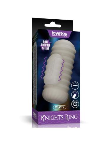 Knights Ring Funda para el Pene y Estimulador Wavy
