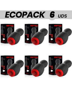 Ecopack 6 uds - jamyjob astra masturbador con vibración y succionador