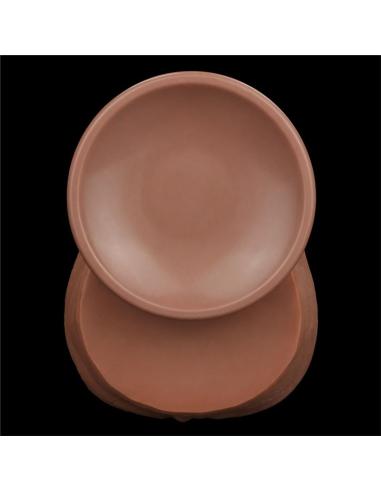 Dildo Dual Density Piel Deslizante Retractil 14