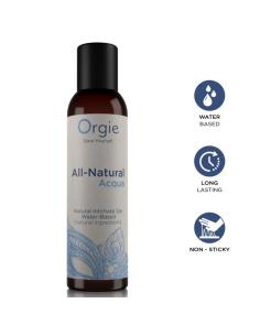 Orgie - all-natural acqua gel íntimo base agua 150 ml