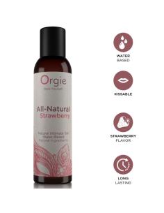 Orgie - fresa totalmente natural gel íntimo base agua besable 150 ml