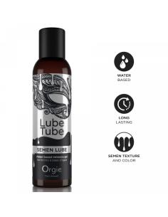 Orgie - lube tube semen lube gel íntimo base agua textura semen 150 ml