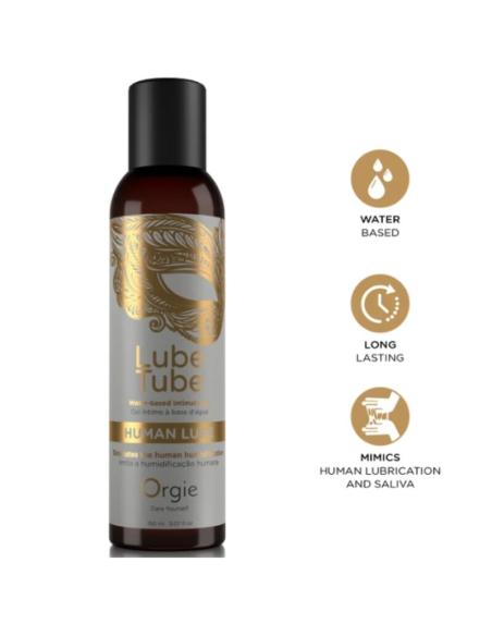Orgie - lube tube human lube gel íntimo base agua efecto natural 150 ml