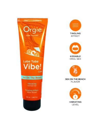 Orgie - lube tube vibe! sex on the beach gel íntimo besable efecto hormigueo suave 100 ml