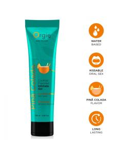 Orgie - lube tube cocktail piña colada gel íntimo besable base agua 100 ml
