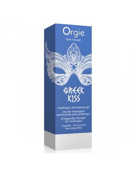 Orgie - greek kiss gel estimulante para anilingus sabor menta 50 ml