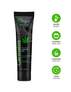 Orgie - lube tube cannabis gel íntimo besable base agua 100 ml