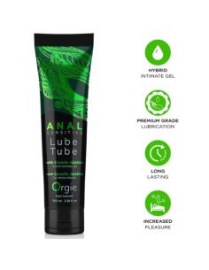 Orgie - lube tube anal sensitive gel íntimo híbrido para sexo anal 100 ml