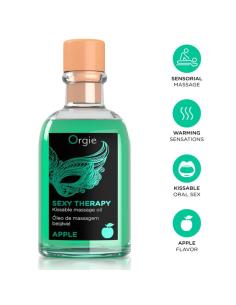 Orgie - set de masaje besable manzana 100 ml