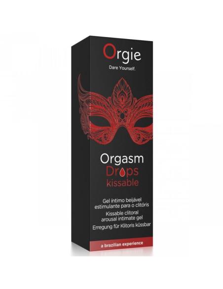 Orgie - orgasm drops kissable gotas estimulantes besables para clítoris 30 ml