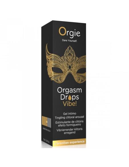 Orgie - orgasm drops vibe! gotas estimulantes efecto vibrante para clítoris 15 ml