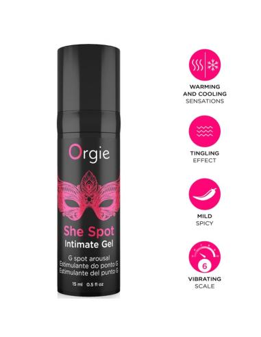 Orgie - she spot gel íntimo estimulante punto g 15 ml
