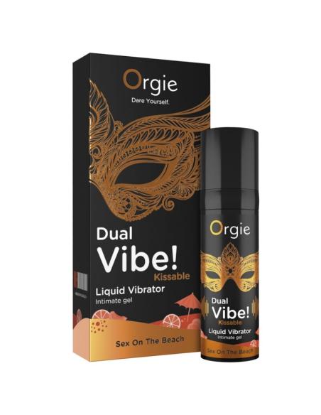 Orgie - dual vibe! sex on the beach gel íntimo besable efecto vibrante 15 ml