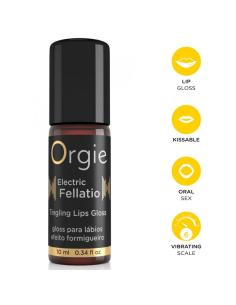 Orgie - electric fellatio gloss labial besable efecto vibrante 10 ml