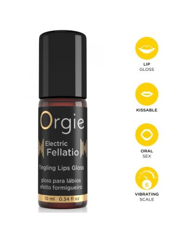 Orgie - electric fellatio gloss labial besable efecto vibrante 10 ml