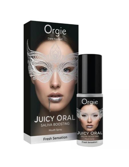 Orgie - juicy oral spray bucal estimulante de saliva sabor menta 15 ml