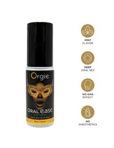 Orgie - oral ease spray bucal y garganta sabor menta 50 ml