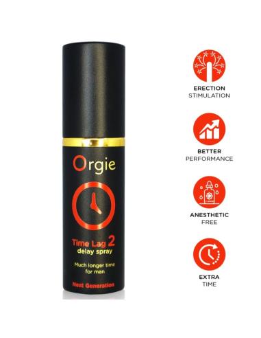 Orgie - time lag 2 spray retardante sin anestésicos 10 ml