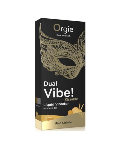 Orgie - dual vibe! piña colada gel íntimo besable efecto vibrante 15 ml