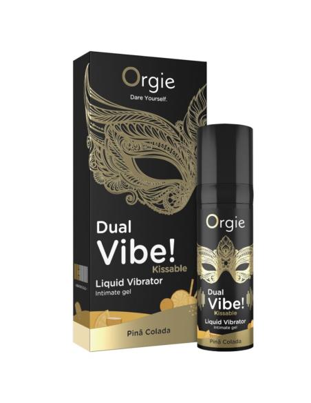 Orgie - dual vibe! piña colada gel íntimo besable efecto vibrante 15 ml