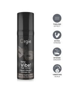 Orgie - sexy vibe! high voltage gel íntimo efecto vibrante extra fuerte 15 ml