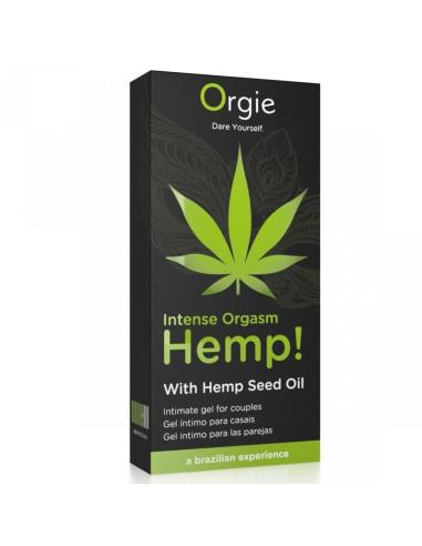 Orgie - hemp! intense orgasm gel íntimo multisensación con aceite de cáñamo 15 ml