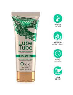 Orgie - lube tube nature gel íntimo base agua con ingredientes vegetales 150 ml