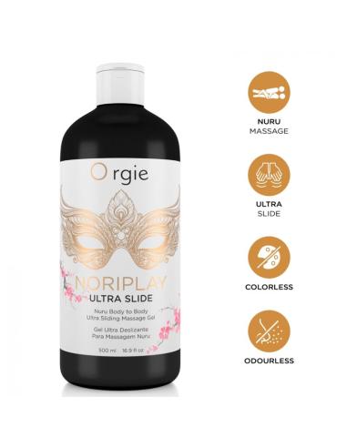 Orgie - noriplay ultra slide gel nuru para masaje cuerpo a cuerpo 500 ml