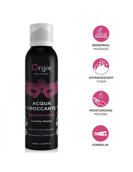 Orgie - acqua croccante espuma crujiente maracuyá para masaje 150 ml