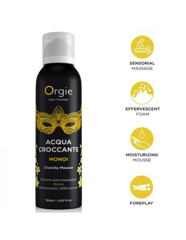 Orgie - acqua croccante espuma crujiente monoi para masaje 150 ml