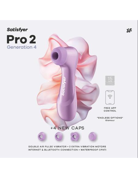 Satisfyer - pro 2 generation 4 estimulador de clítoris amatista