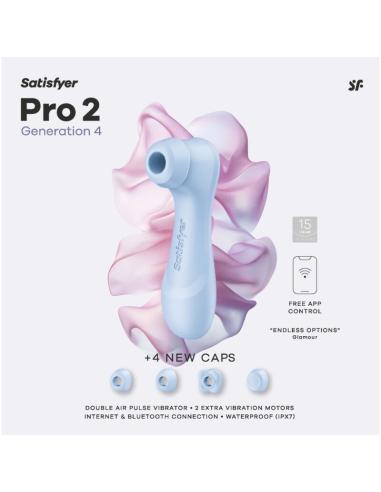 Satisfyer - pro 2 generation 4 estimulador de clítoris azul sereno