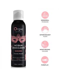 Orgie - acqua croccante espuma crujiente sakura para masaje 150 ml
