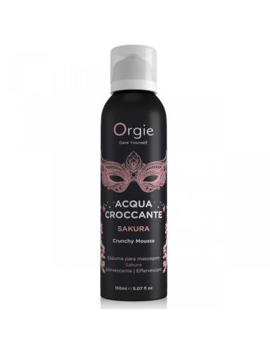 Orgie - acqua croccante espuma crujiente sakura para masaje 150 ml