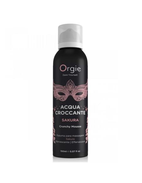 Orgie - acqua croccante espuma crujiente sakura para masaje 150 ml