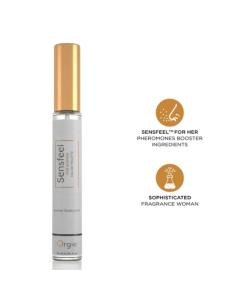 Orgie - sensfeel eau de toilette con potenciador de feromonas tamaño viaje para mujer 10 ml