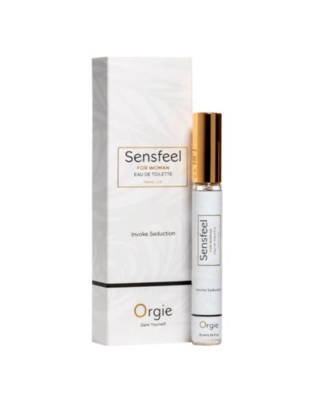 Orgie - sensfeel eau de toilette con potenciador de feromonas tamaño viaje para mujer 10 ml