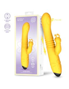 Honeybee Vibrador con Thrusting y Pulsación